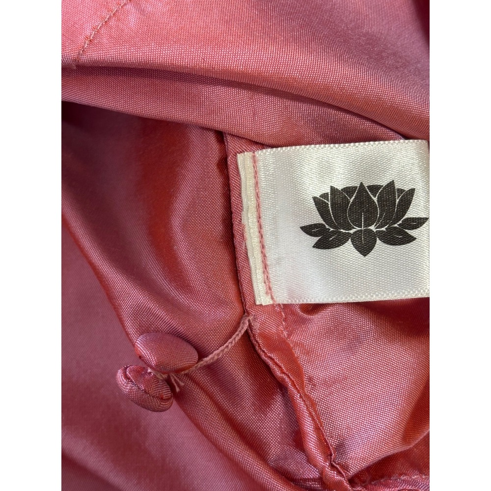 Marisa Baratelli Womens Thai Silk Blouse M Dressy Business Cocktail Wedding - Picture 10 of 11
